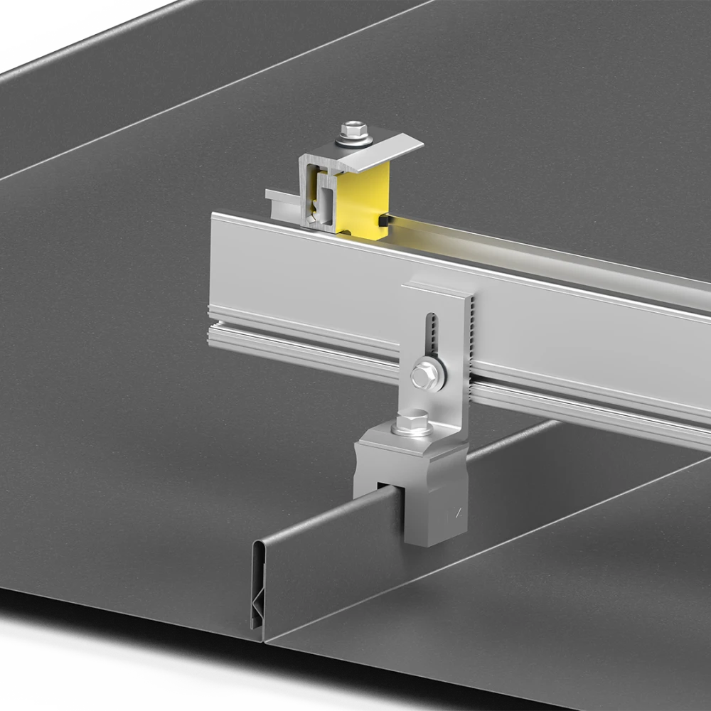 With rail and clamp 1