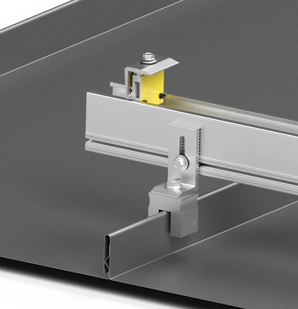 With rail and clamp 1
