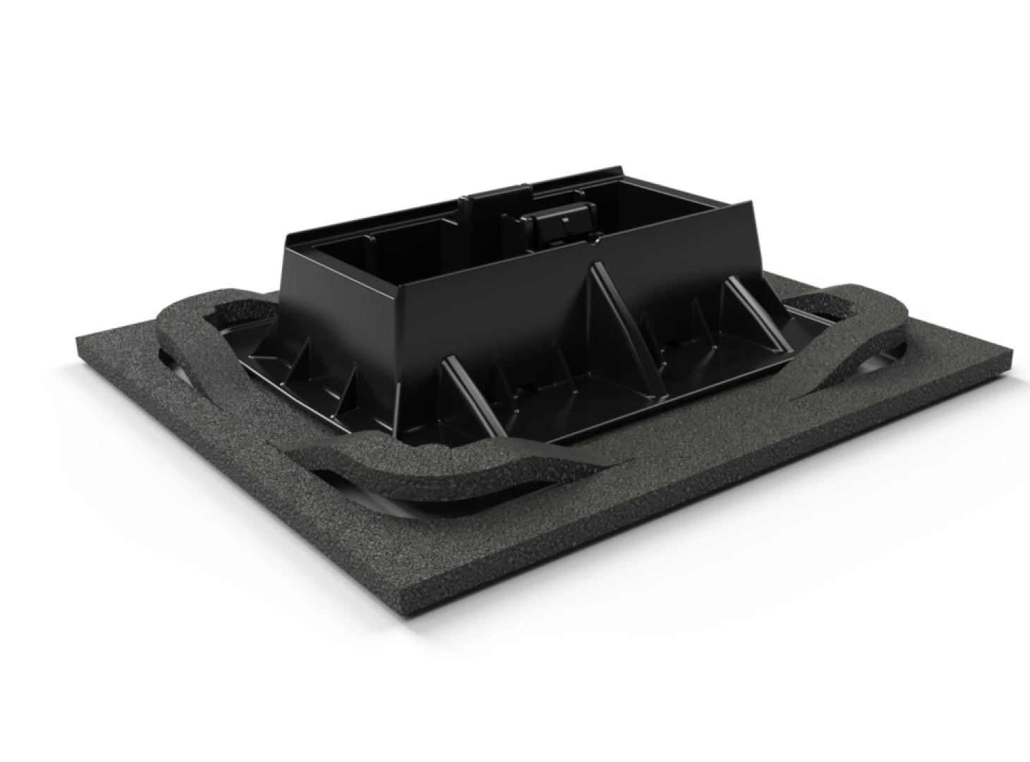 Supra rubber mat assembled white