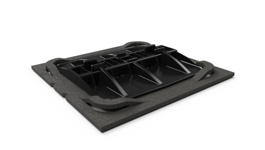 Rubber mat Nova assembled